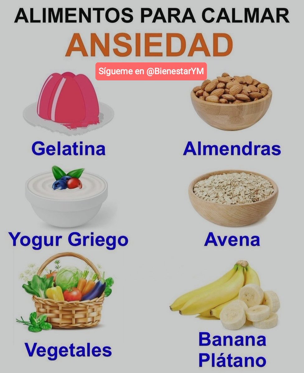 ✨💫🌿☀️Tip Salud☀️🌿💫✨

Alimentos para calmar la ansiedad.

*Regálame un Gracias si me lees*