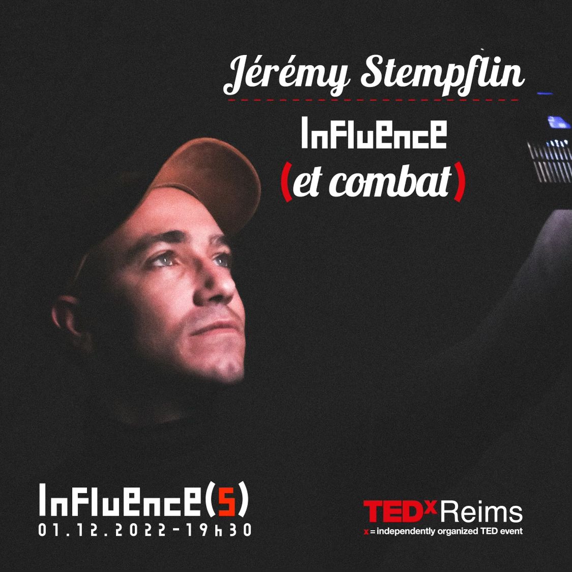 🎤Jérémy Stempflin🎤Président de l'association Marcher pour respirer nous révélera l'influence des autres et du sport sur la santé.

✔️Retrouvez le en direct le 1er décembre à 19.30 au centre des congrès de #Reims et en streaming sur tedxreims.fr 

#tedx #influence