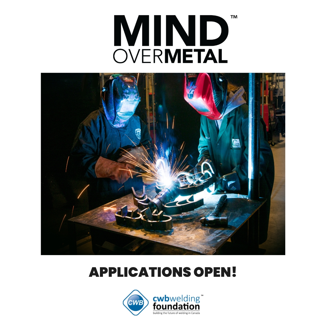 Apply to host a Mind Over Metal camp in Summer 2023! Are you an educator wanting to host a camp to introduce youth to welding skills with hands-on projects and encourage students to further explore welding, welding-related skilled trades? Click to apply! bit.ly/3GEPwlK