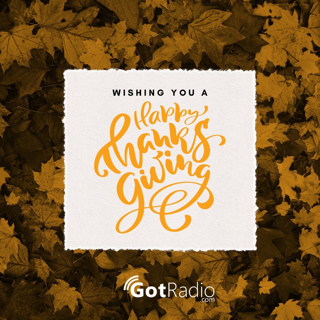 gotradio's tweet photo. We just wanted to take a moment to wish you a Happy Thanksgiving!
👇👇👇👇👇
https://t.co/En4c4jQg8A
.
.
.
#radiostation #radiostations #internetradiostation #internetradio #freemusic #musicapp https://t.co/BBTVTeRhQ8