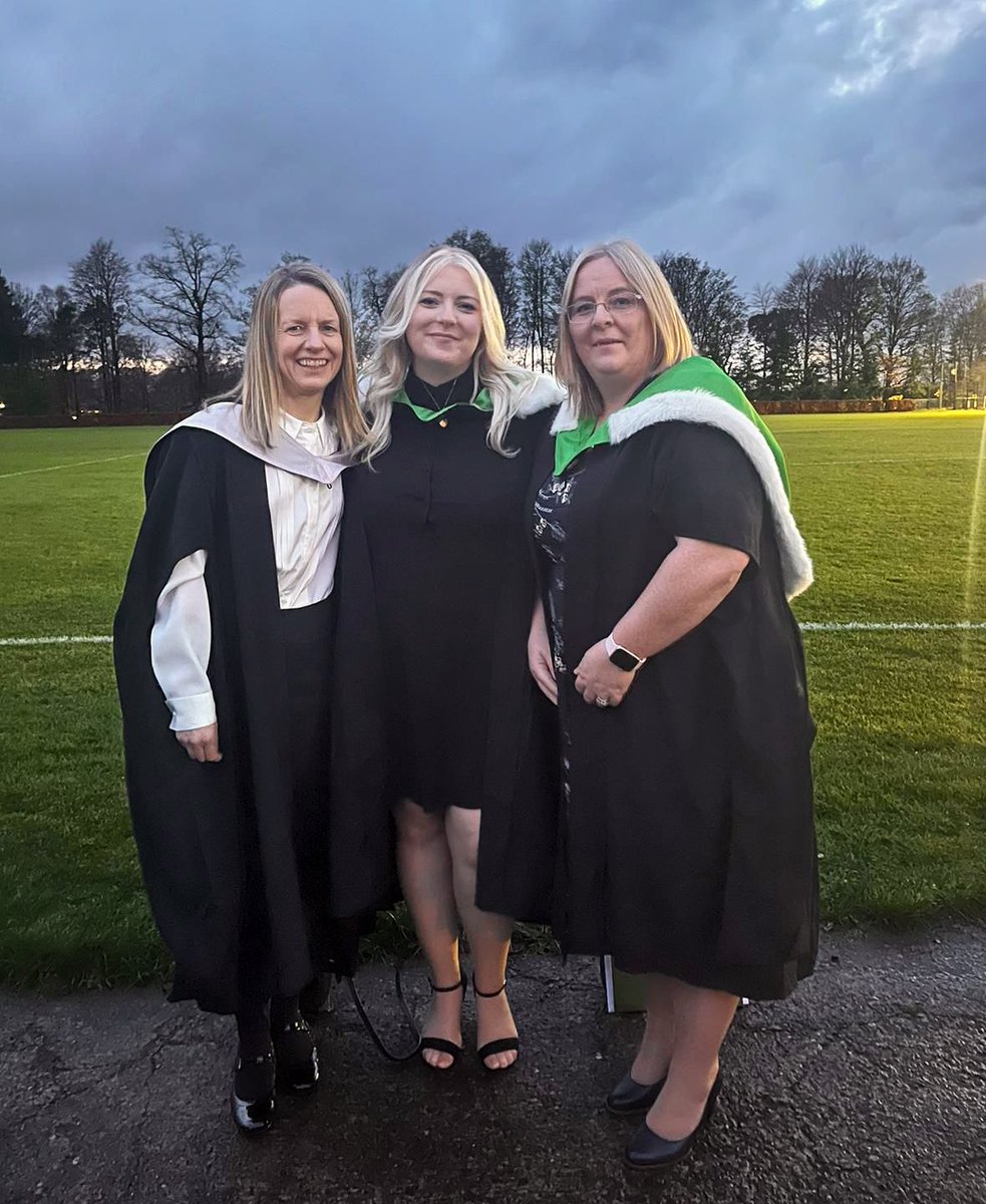 StKentAc's tweet photo. Congratulations to Sarah Murray, Rachel O’Connor and Rachel McWattie who all graduated today from @StirUni with Masters level qualifications.
We are all so proud of you!
#TeamStk #TheStKentsWay #DedicationAndHardWork https://t.co/iz8pWGnr6z