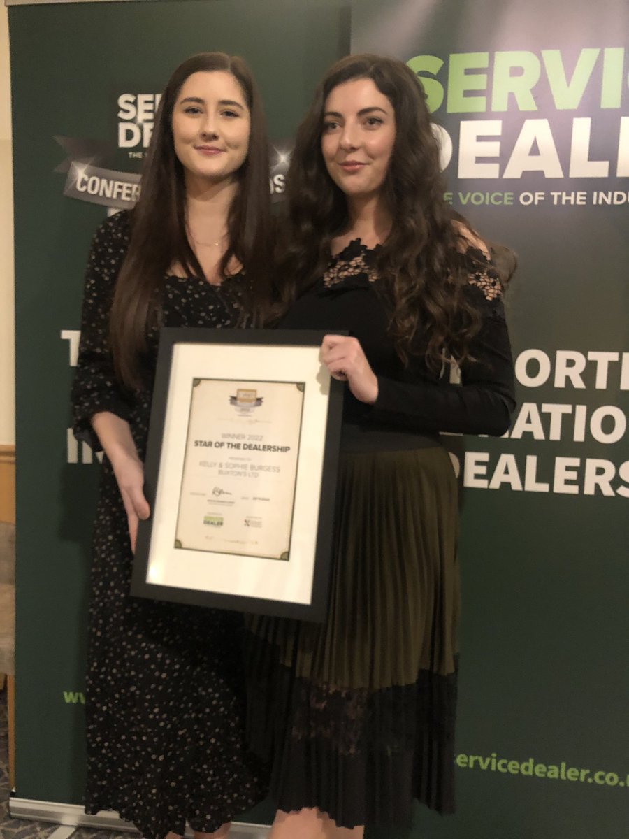 Going above and beyond for the dealership and their community - congratulations to Kelly and Sophie Burgess, tonight's #ServiceDealer22 Star of the Dealership (sponsored by Catalyst) 

winners Star of the Dealership. 🌟🌟 <a href="/BuxtonsLimited/">Buxtons Limited</a>