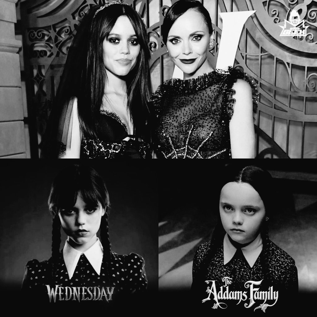 #wednesdayaddams two Wednesdays at once, and CZJones!! Who else could there be Tim Burton? The perfection!! Maybe even better than the Addams Family 😳