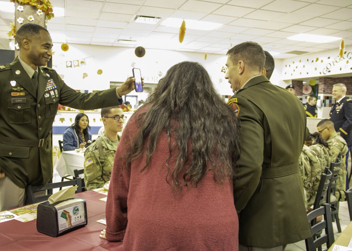 It was a pleasure to meet with our servicemembers on this Thanksgiving holiday to hear their stories and give them thanks for their dedication. #CyberForge #HappyHolidays #PeopleFirst #Safety #VictoryStartsHere