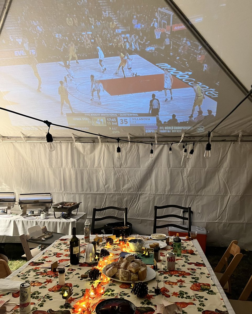 When it’s Thanksgiving dinner but ball if life.