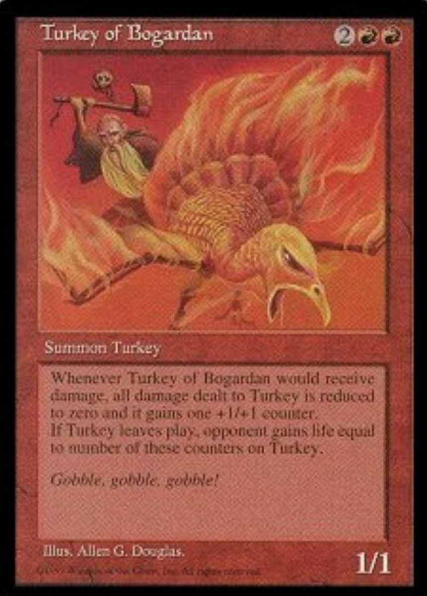 Happy Thanksgiving from me &amp; InQuest Magazine (c. 1998)