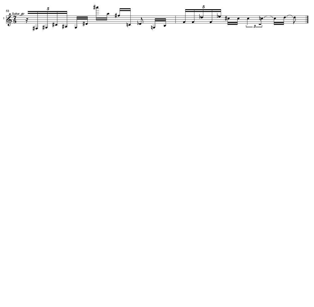 BotNerve's tweet photo. No. 259, for solo guitar, page 2/2, (c) 2022 Didkovsky / Punos Music (BMI). Created 2022-11-24_16:53:37 by @DoctorNerve and @BotNerve #IannisXenakis #JSyn #ProcessMusic #Java https://t.co/zCjZY1tMgz