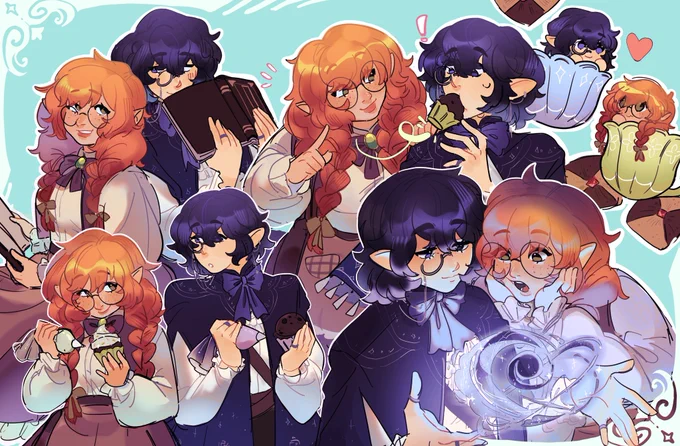 last of this batch! a spread for @/Stooflestofen, tysm!  