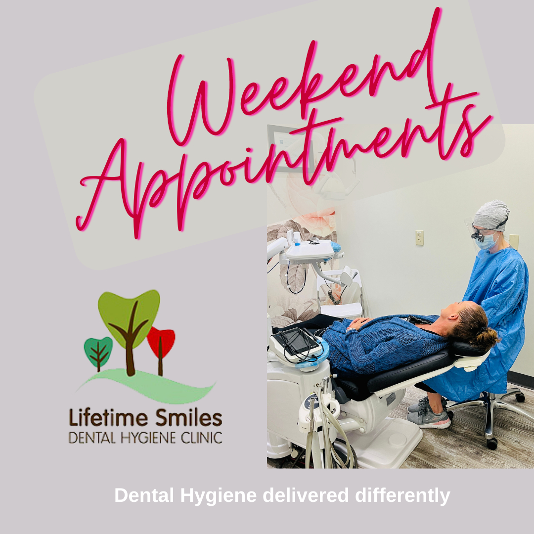 We offer weekend appointments for easy and flexible scheduling for the whole family. Give us a call and book your dental cleanings now (403) 457-2044. You can also book yourself securely online through our website and pick the time that works for you. Yes, you can specify your hy