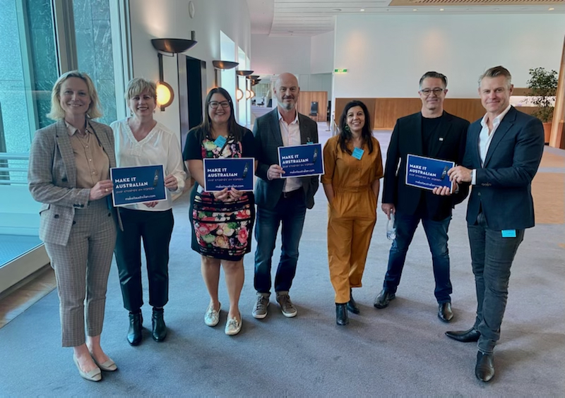 SLR_Productions's tweet photo. #makeitaustralian Australian Children's Producers in Canberra speaking about the importance of Australian Children's stories and culture. @Screen_Producer https://t.co/GrGpvVXeNL