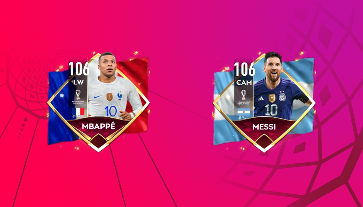 franginFM's tweet photo. Group C&amp;D GIVEAWAY! Big thanks to @EAFIFAMOBILE for sponsoring! Enter to win a choice of Mbappé or Messi!

To enter:
•Like and retweet
•Follow @frangin and @EAFIFAMOBILE
•Comment your most surprising WC moment so far

A winner will be randomly chosen in 48hrs. Good luck! https://t.co/SxZVpn4tPc