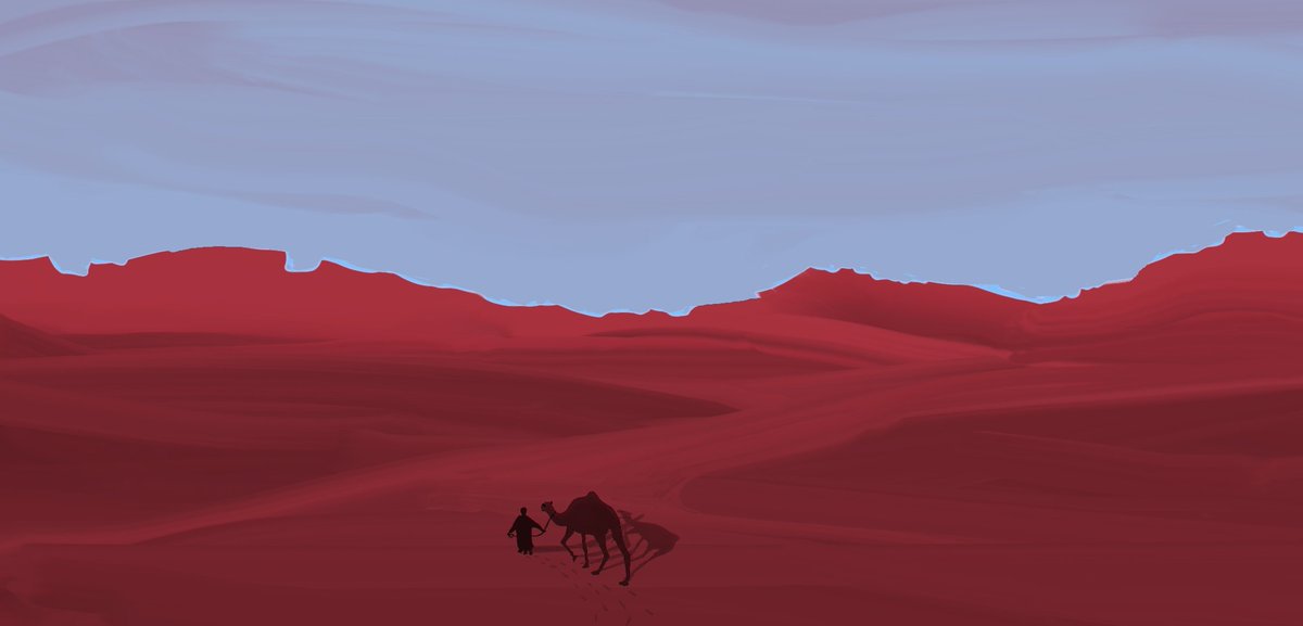 polffoge's tweet photo. Desert life... 

#painting #sketch #desert #draw #instaart #paint #digitalart #sahara #sand #artoftheday #creative #contemporaryart #arte #watercolor #sketchbook #digital #camel #arizona #travel #egypt #love #morocco #travelphotography #artsy #photography #holiday #trip #sunset https://t.co/VL8OY9W6XE