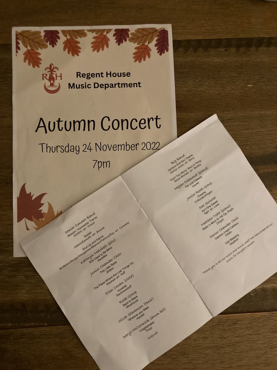 RHSMusicDep's tweet photo. What a fantastic night of music from our young musicians! Well done to all our groups and soloists on their excellent performances! #rhsmusic #excellence https://t.co/SQJh9fEBGS
