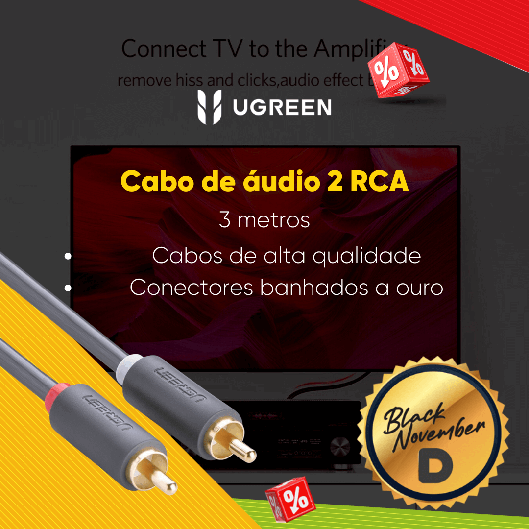 discabos's tweet photo. Cabo RCA de alta qualidade para conexão de áudio stereo em diversas medidas.  Confira em nossa loja esta e outras promoções de Black Friday com até 70% de desconto.
https://t.co/dV1ofsAYwG   

#caborca #cabodeaudio #blackfriday #blackfridaybrasil https://t.co/RAfooQsoSB