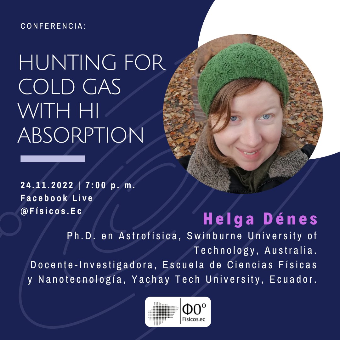 #HOY Ciclo de Conferencias de #divulgacioncientifica
📆 Jueves, 24 de noviembre de 2022
🕖 19h00
👩🏼‍🔬Helga Dénes 
@Avendedoraldera
💻 Vía: Facebook Live fb.me/e/29kw2A2N4
ℹ️ Conferencias último jueves de cada mes
<a href="/CienciaLatitud0/">Grupo de Investigadores Latitud Cero</a>
