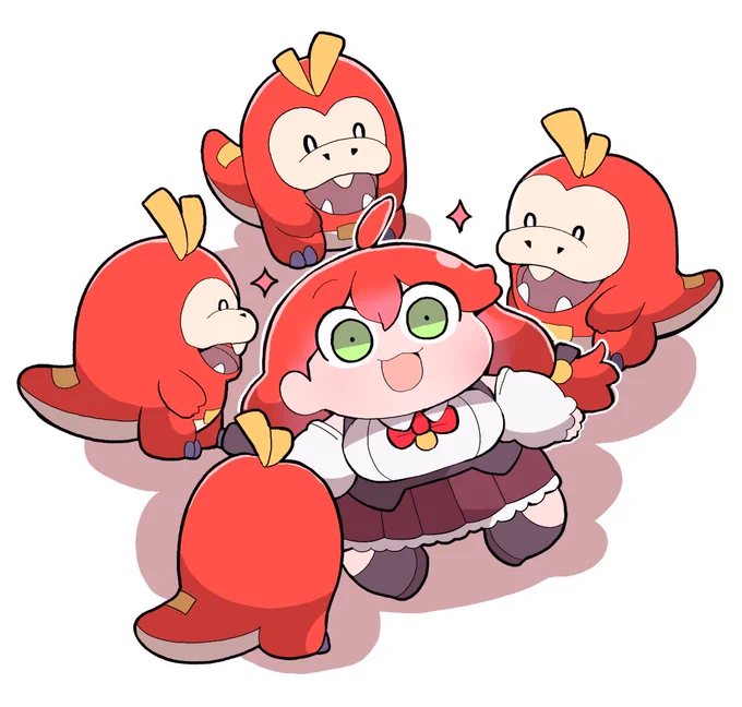 ホゲーチの色移りが起きたみこち#miko_Art 