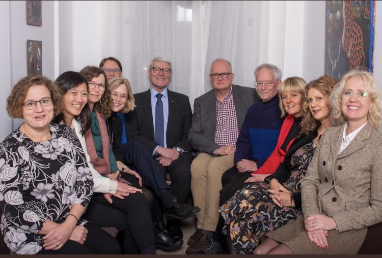 SverkenK's tweet photo. Inspiring meeting with @NordicAfrica Institute Program and Research Council followed by a tour to the library including exhibition and excellent 60 years anniversary dinner @Sida @SweMFA @Ulkoministerio #Africa #research #policy https://t.co/KwdfvLp0uH