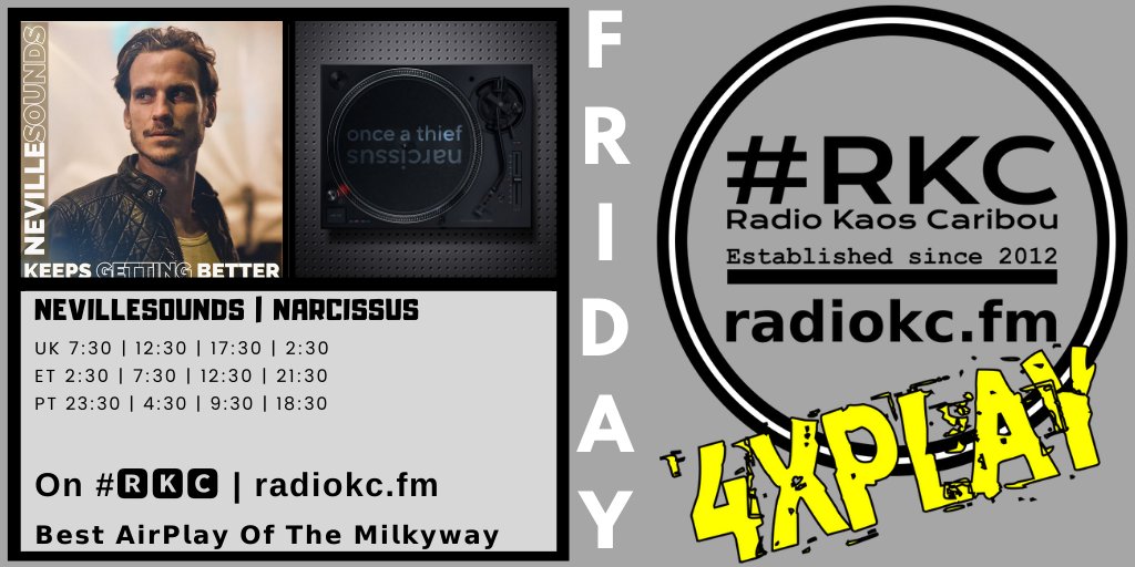 RadioKC's tweet photo. ▂▂▂▂▂▂▂▂▂▂▂▂▂▂
#FRIDAY 11|25 𝟰𝘅𝗣𝗟𝗔𝗬𝗦

🕗7:30⚪12:30⚪17:30⚪2:30 UK

🔴@nevillesounds
🔴@narcissushq

⬇️Details⬇️
���� https://t.co/SUO7iygyKS

on #🆁🅺🅲 📻 https://t.co/FmdGq0Logy
▂▂▂▂▂▂▂▂▂▂▂▂▂▂ https://t.co/d3l2Y54V34