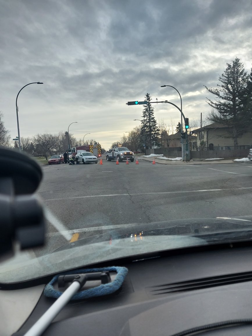 GillyRealEstate's tweet photo. Accident on corner of 13th street and 9th Ave north. Affecting northbound lanes on 13th. 4 vehicles involved. https://t.co/FFuKTEpFsH