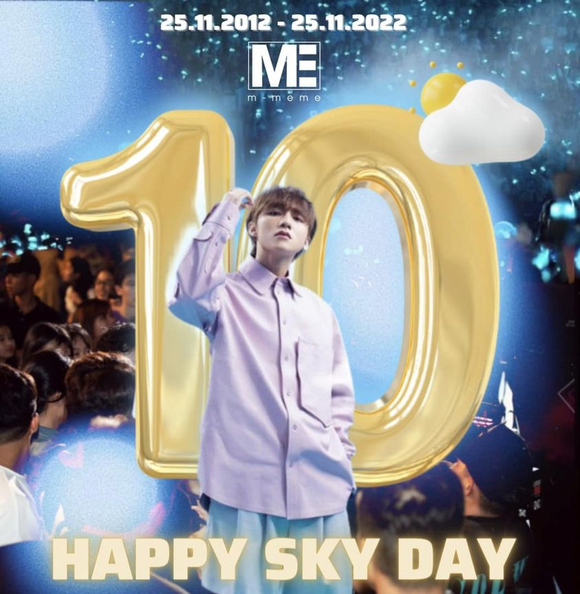 sontung_mmeme's tweet photo. HAPPY BIRTHDAY TO SKY !!!
[ 25.11.2012 - 25.11.2022 ]
Mãi như ngày hôm qua !!!
💙💙💙
#SonTungMTP #HappySkyDay #MMeme https://t.co/6npdNdKrgs