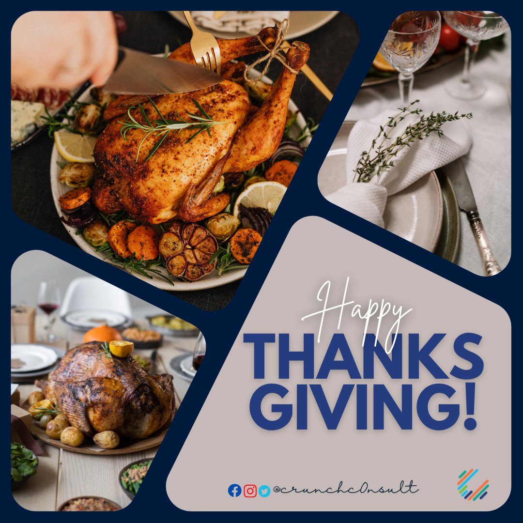 crunchc0nsult's tweet image. Happy Thanksgiving Day!

We express our deepest gratitude for all the support you gave as we continue to grow our business. 

Rest assured that Crunch will continue serving you with pride and honor. 

#WeCrunchNumbers #CrunchConsulting #thanksgiving
