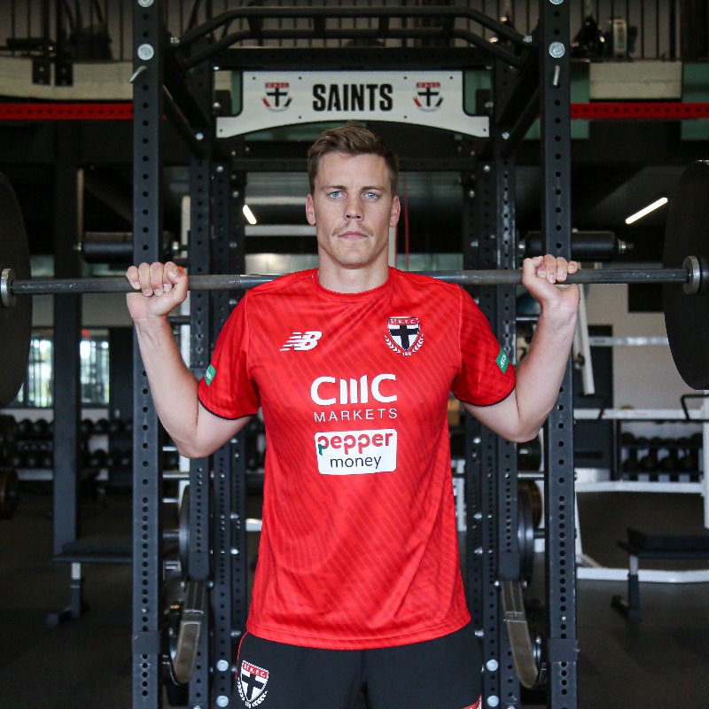 stkildafc's tweet photo. "It was a low point in my life doing the injury, then a high point getting another two years."

Jack Hayes is eyeing a big 2023 after a whirlwind debut season.