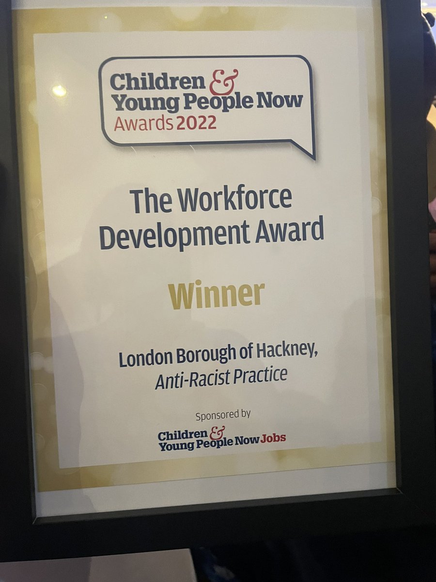 DCSHackney's tweet image. #hackney @AnntoinetteBra1 #cypnowawards Team Hackney, so proud!