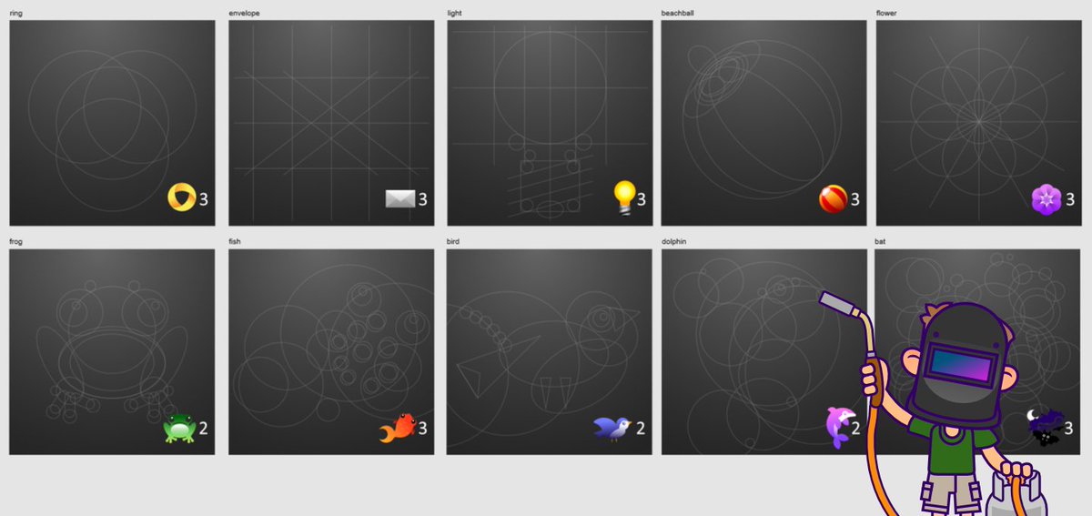 SpriteAttack's tweet photo. I just uploaded 10 grids done in Affinity Designer v2.
https://t.co/Q5yezY3wML
#affinity #affinitydesigner #affinitybyserif #designer #shapebuilder #grid #puzzle #vector #vectorgraphics #vectordesign #illustration #graphicdesign https://t.co/EIxc36Bsju