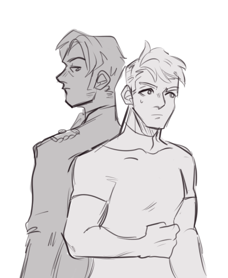 motherfucker supreme. he doesnt like Caspar much

[fire emblem, three houses, oc kinda, caspar von bergliez, hermann von bergliez] 
