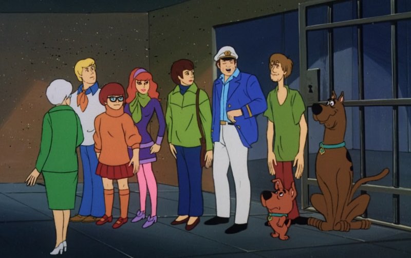ScoobyandCam's tweet image. Happy 43rd Anniversary to “I Left My Neck in San Francisco”. This is episode 10, season 1 of “Scooby-Doo &amp;amp; Scrappy-Doo”. This episode aired on November 24th, 1979 on ABC.

#ScoobyDoo #ScrappyDoo #ScoobyDooandScrappyDoo #Daphne #Shaggy #Velma #Fred #MysteryMachine