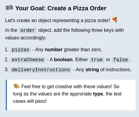 RocioGonzalezT9's tweet photo. Practice JS on the @AlchemyLearn and I don't know why 😉😉 I want pizza 😂😂. https://t.co/OtlOdaFAb8