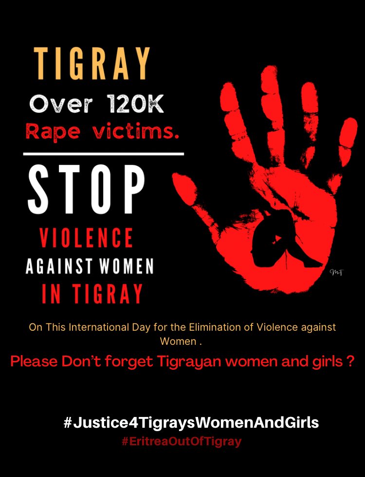 Yes Sexual violence, like all forms of violence, is a harmful human rights violation.On this #IDEVAW2022 don’t forget to be voice for #Tigrayan Women too.#MeToo    #Justice4TigraysWomen
All  girls must safe from all forms of violence. @UN_Women @UNHumanRights @POTUS @FLOTUS LY