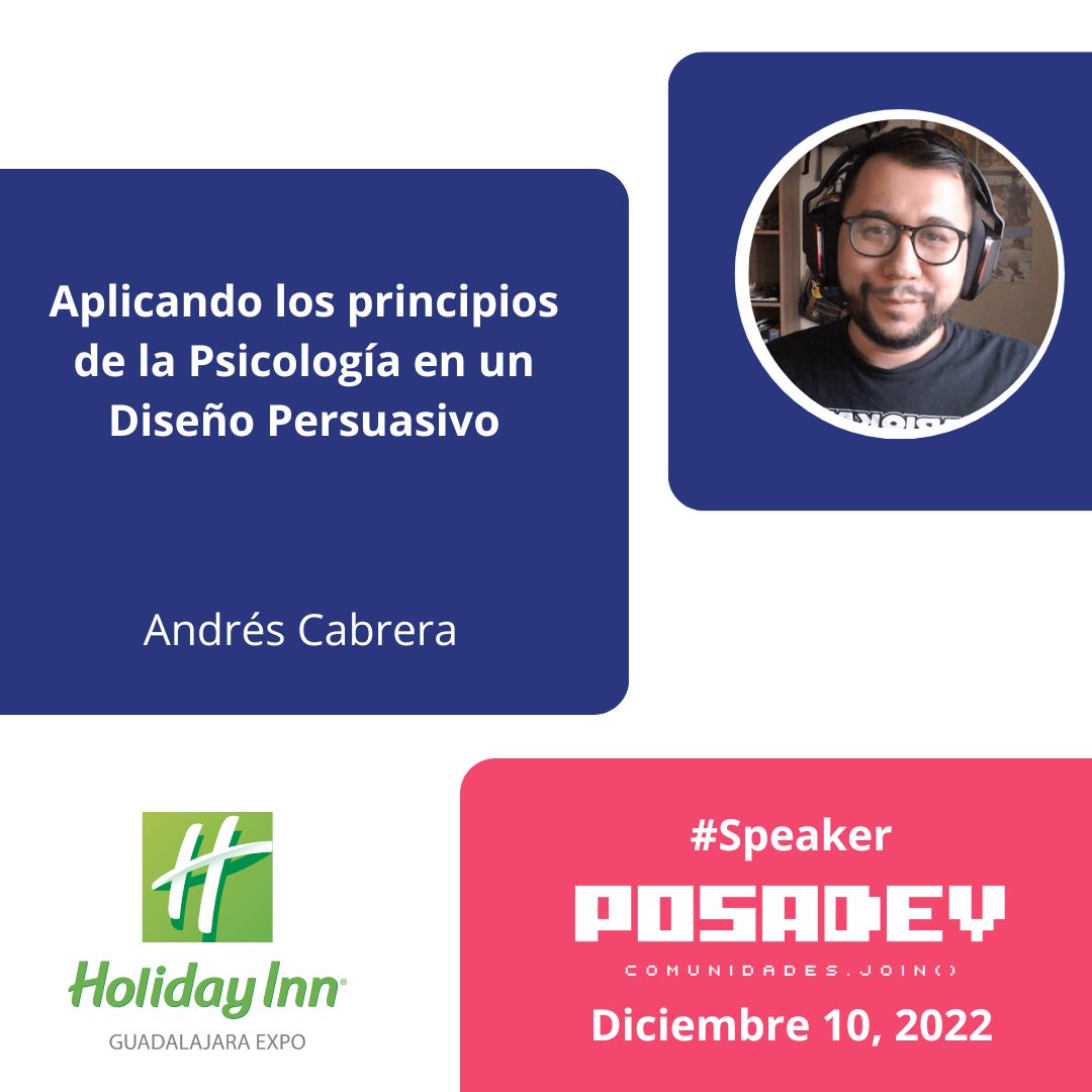 posadev's tweet image. ¿Te has preguntado si las aplicaciones hacen uso de las respuestas innatas y naturales que los seres humanos tenemos, para integrar funcionalidades?

Aprende cómo esto es posible en la charla que Andrés presentará en #PosaDev2022