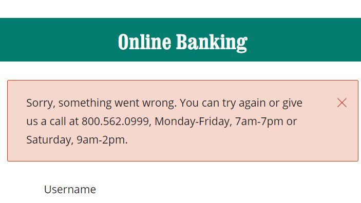 AthenaTheJackal's tweet photo. @WSECU Trying to pay my bill and your online banking is down. My bill is due today. Please fix. https://t.co/WigNttkoeb