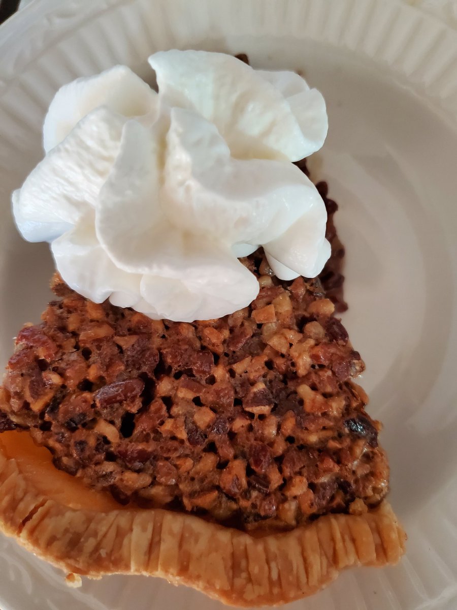 Not me, barefoot in kitchen, eating pie while I wait for turkey to finish.  #snackident #Thanksgivingpie