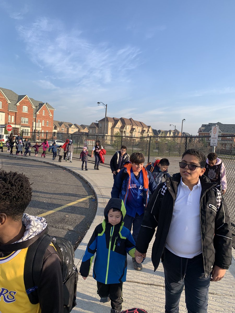 MsChianelli's tweet photo. Teamwork makes the dream work! @PFS_YCDSB @ms_lamanna Today we went on a buddy walk for friendship week 💖✨🌈 https://t.co/XzzcqgRVeC
