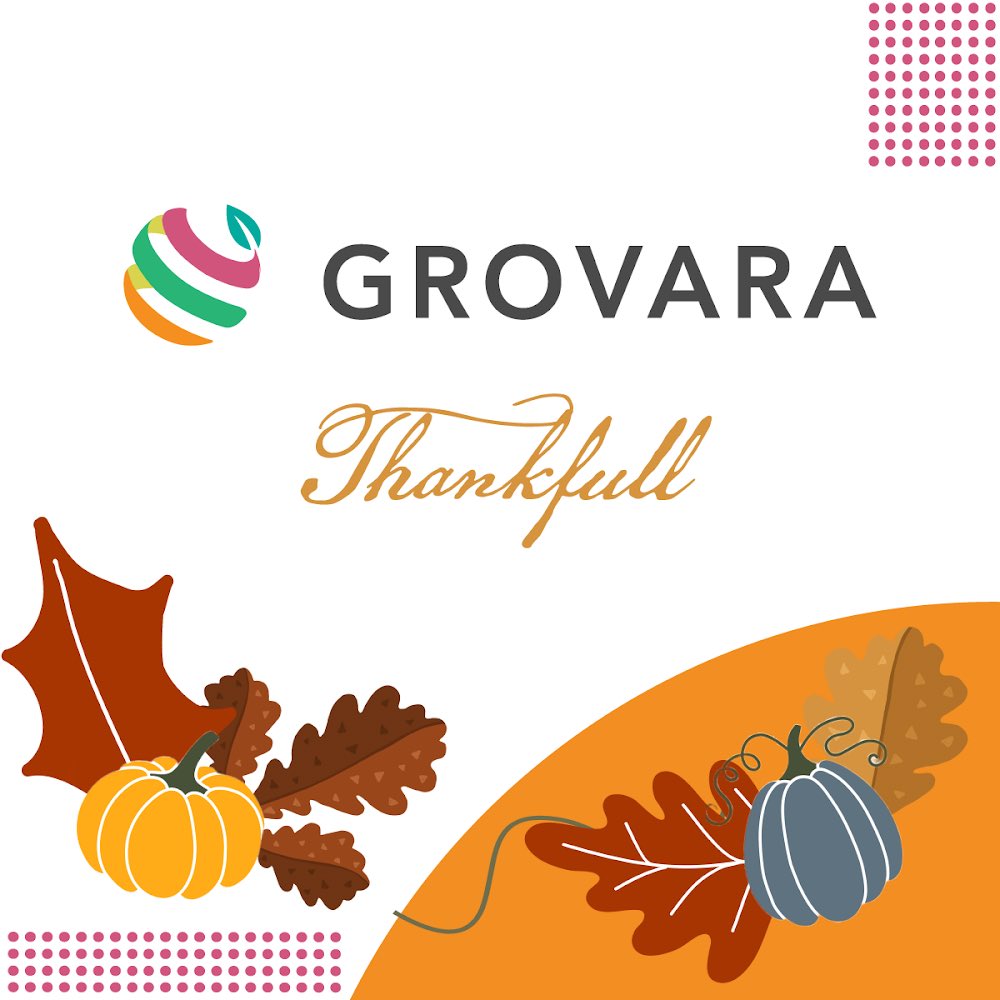 Grovara's tweet photo. Happy thanksgiving day to all the people in the US &amp; the world! 🇺🇸🌍🌏🌎There’s always something to be thankful for; we thank our people: team, partners, customers, friends, &amp; anyone that has contributed with their energy, passion and ideas to this amazing company!
#Thanksgiving https://t.co/jG5tqiyr46