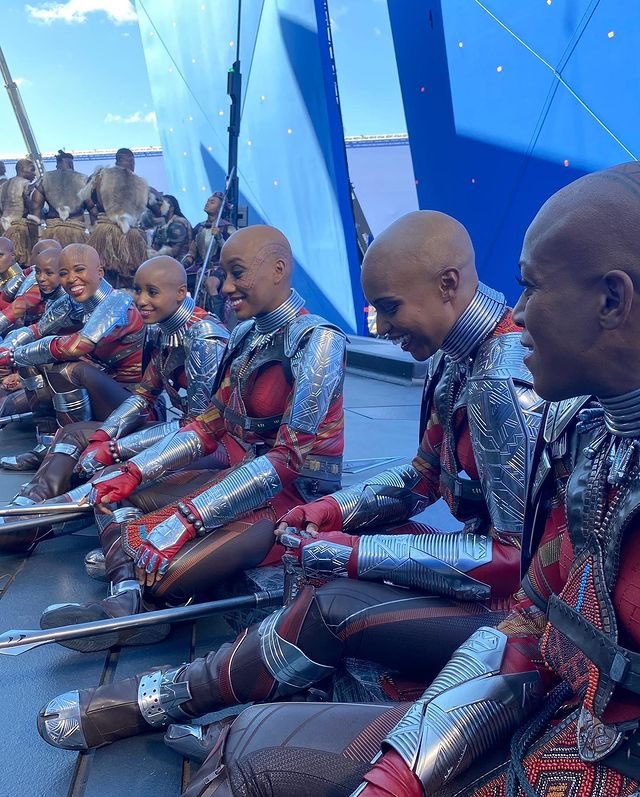 Wakanda Welcomes You. on X: "Behind the scene image of the stunt actresses of the fearsome Dora Milaje. From the Marvel Studios 2022 film Black Panther Wakanda Forever. https://t.co/oVDFCN8bYr" / X