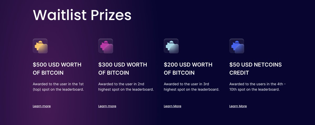 Hey Netcoins fam, do you want the chance to win $500 worth of #BTC?

As we gear up for our launch in California, Michigan, Pennsylvania, Virginia &amp; Missouri you still have a chance to win lots of cool prizes!

Visit netcoins.com, sign-up &amp; refer your friends🤩