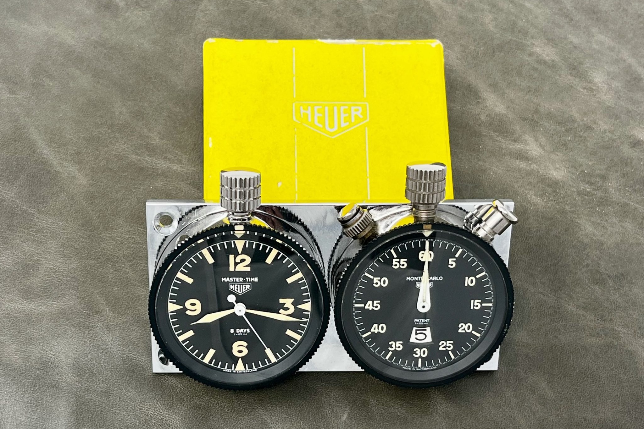 Heuer Master marinated Time Dash