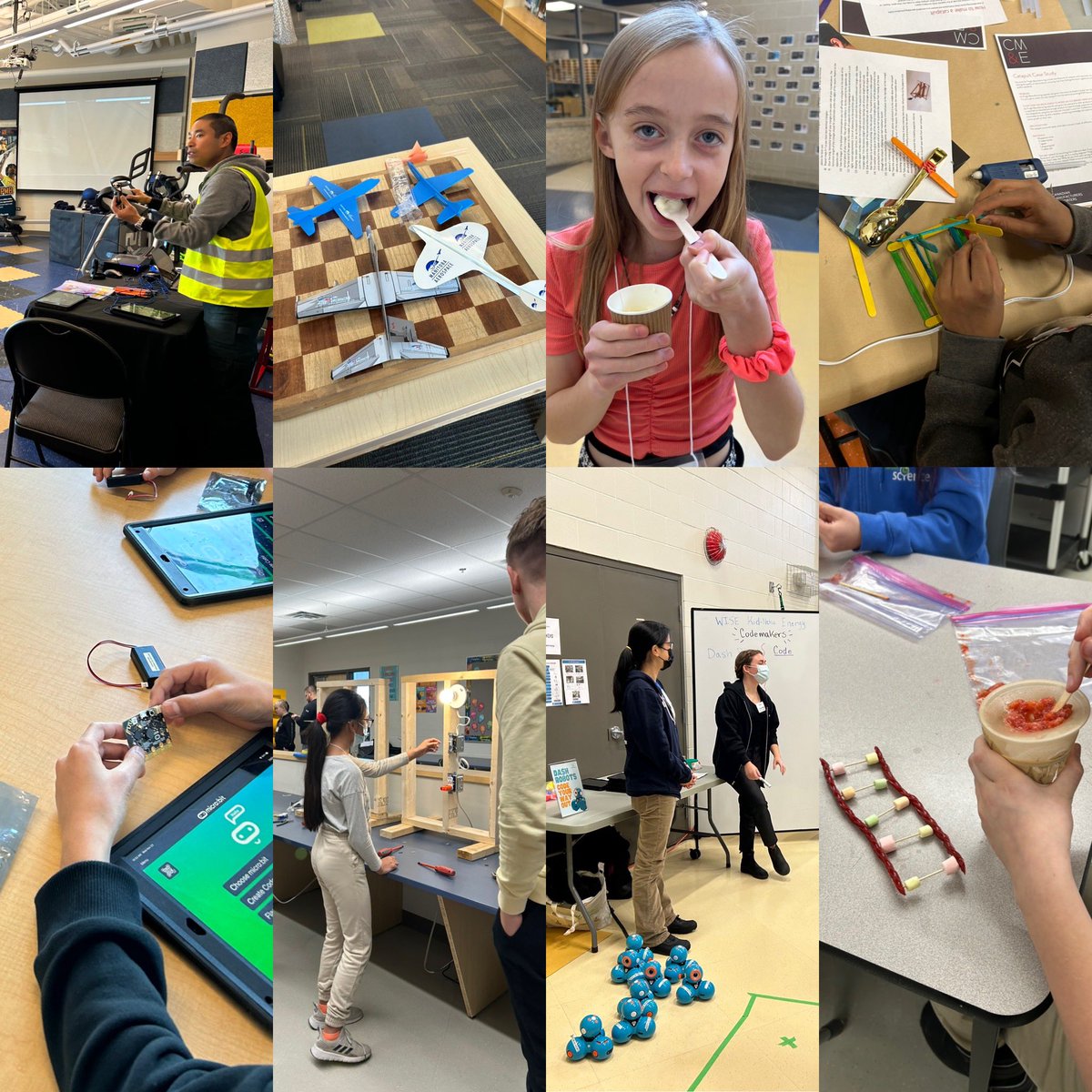 KirbyLKrause's tweet photo. Check out a few highlights from yesterday’s @HanoverSD Gr.7 #STEAM Conference! (The students asked if we could do it again next year and include the grade 8s!)
#HSDlearns #HSDcdle https://t.co/ub2k2rxPo3