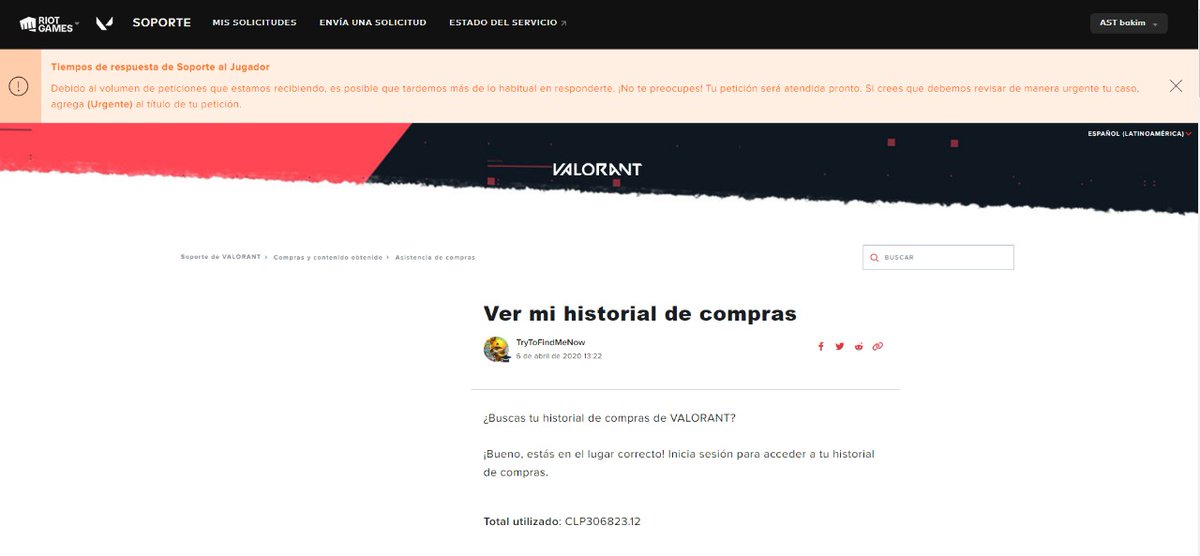 _bakim's tweet photo. Vendo mi cuenta de valorant pq ya no la ocupo. $300.000 CLP invertidos aprox. unos $329,54 dolares; Obviamente la venderé a menor precio.
Cualquier cosa DM, necesito la money :(
RT &amp; Fav=<3 https://t.co/F1MsYGIwZc