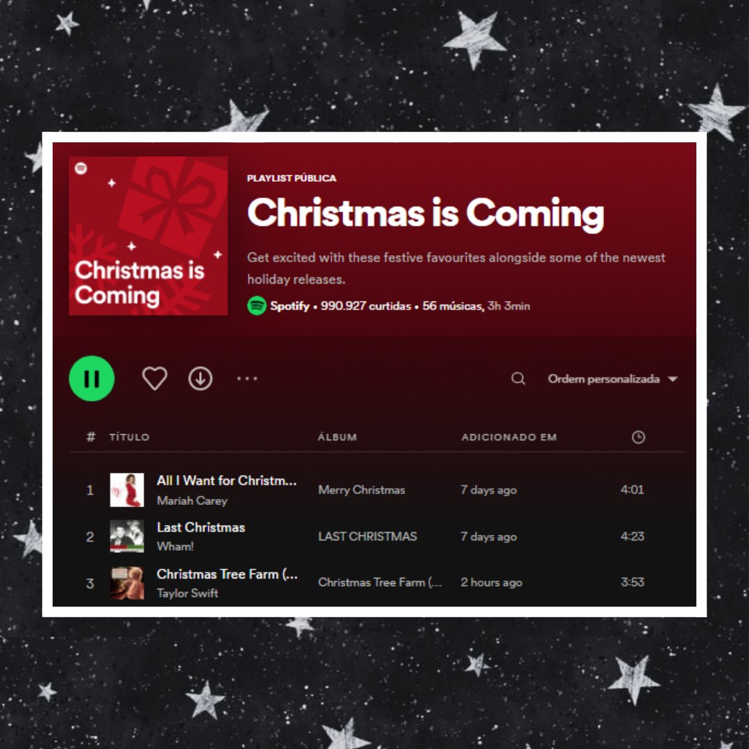 Update Swift Brasil on Twitter ""Christmas Tree Farm (Old Timey