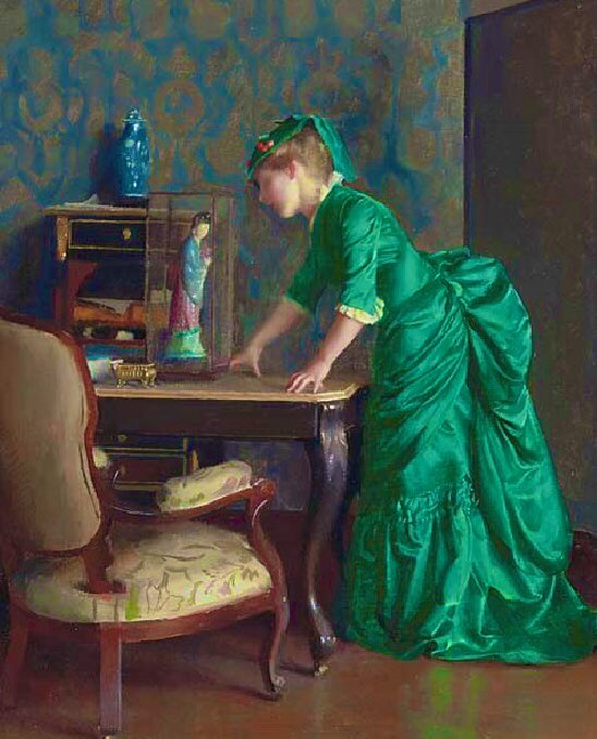 Maude Frome on Twitter "The colour Paris Green dominated fashionable 