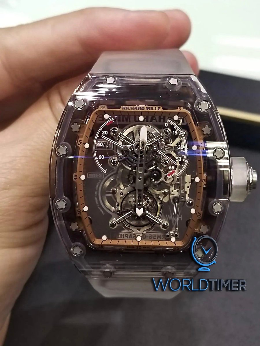 WorldtimerDiW's tweet photo. Richard Mille RM 56-01 Brown Sapphire Tourbillon **BRAND NEW IN STOCK ε
¨ζ°ηΎθ²¨**
Price and Watch Details ζιΆεΉι’εθ©³ζ
: https://t.co/PIMS6CUiXx
#RichardMilleWatch #RichardMilleWatches #RM56 #RM056 #RMwatch #InspiredbytheImpossible #billionairelifestyle #LuxuryWatch #bovet #hyt https://t.co/2GtG0hGp4t