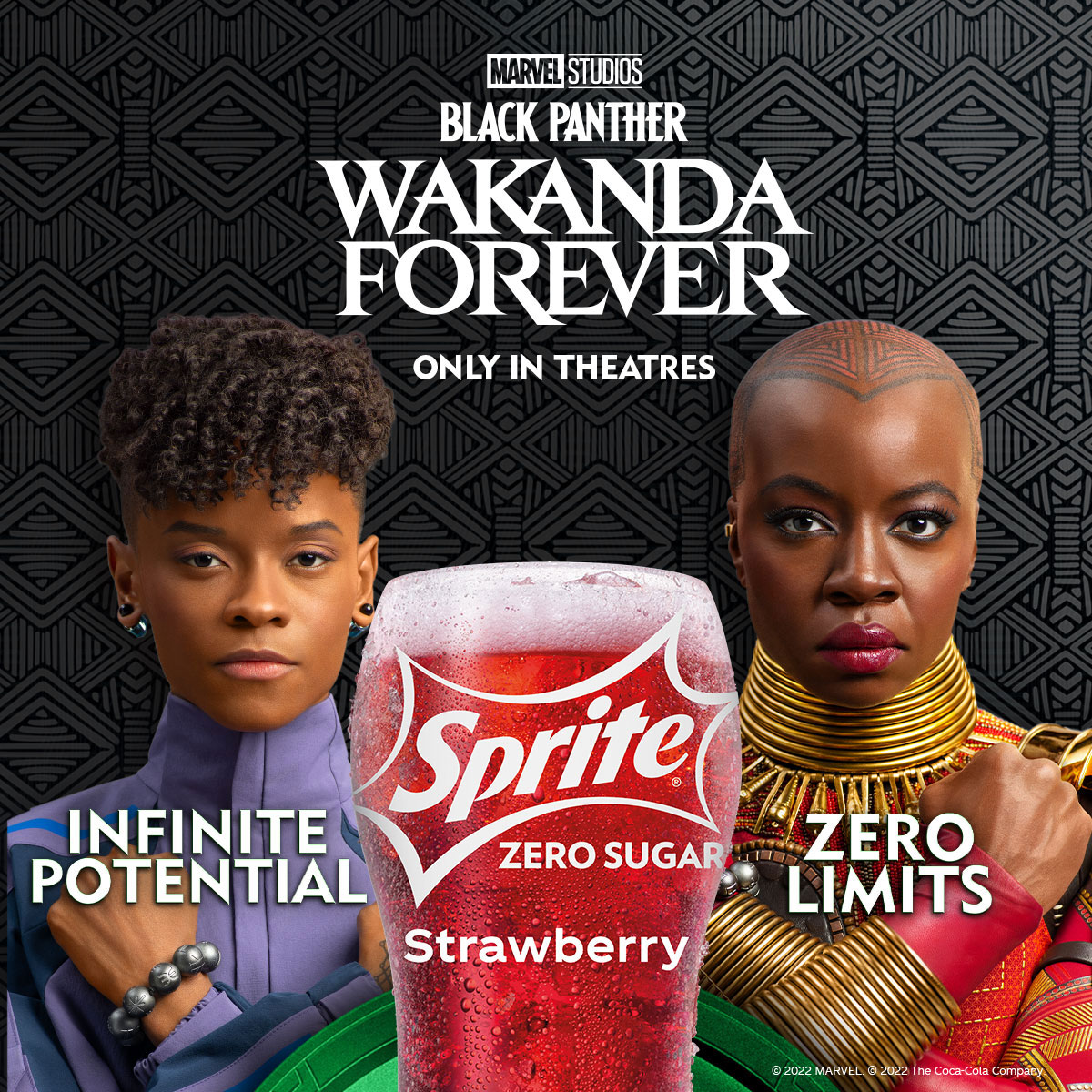 Change up the usual when you see @blackpanther in theatres with our Coca-Cola Freestyle Machine! ⁣
⁣
Feeling fancy? Why not give Sprite® Zero Sugar a try? Available in a variety of flavours including Strawberry 🍓