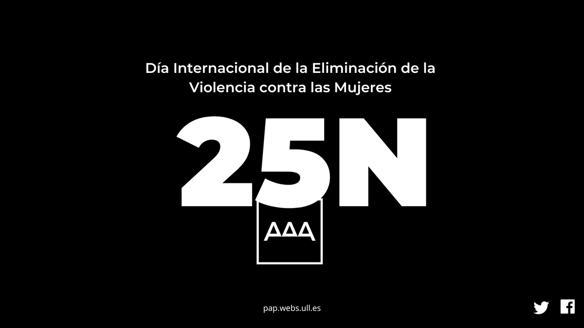 ULLPaP's tweet photo. El día #25N se ha fijado a nivel internacional como fecha para visibilizar la reivindicación de la eliminación de la violencia contra las mujeres, por lo que queremos aprovechar para denunciar con más vehemencia si cabe esa violencia en sus múltiples manifestaciones, ⤵️ https://t.co/dYYndDmcUJ