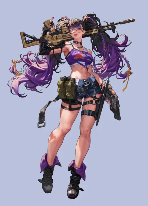 【BUILDING&amp;FIGHTER】 빌딩앤파이터 유나 작업했습니다. 