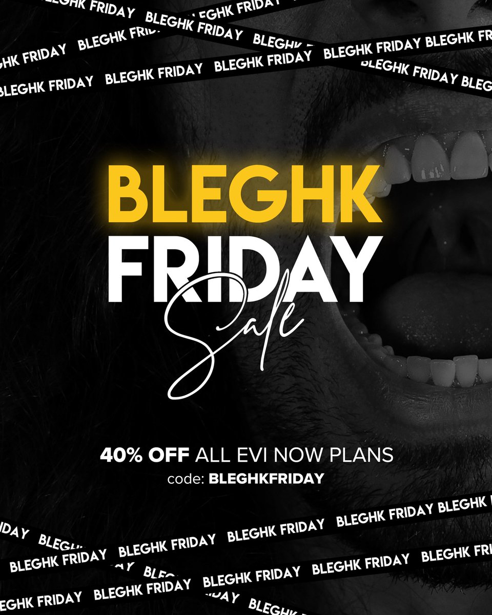 We are so thankful for YOU! 🖤 #BLEGHkFriday2022 starts now! Get access to our 200+ lesson videos, exercises and warmups for our lowest price ever 🥳 Subtítulos en español

extremevocalinstitute.com/evi-now