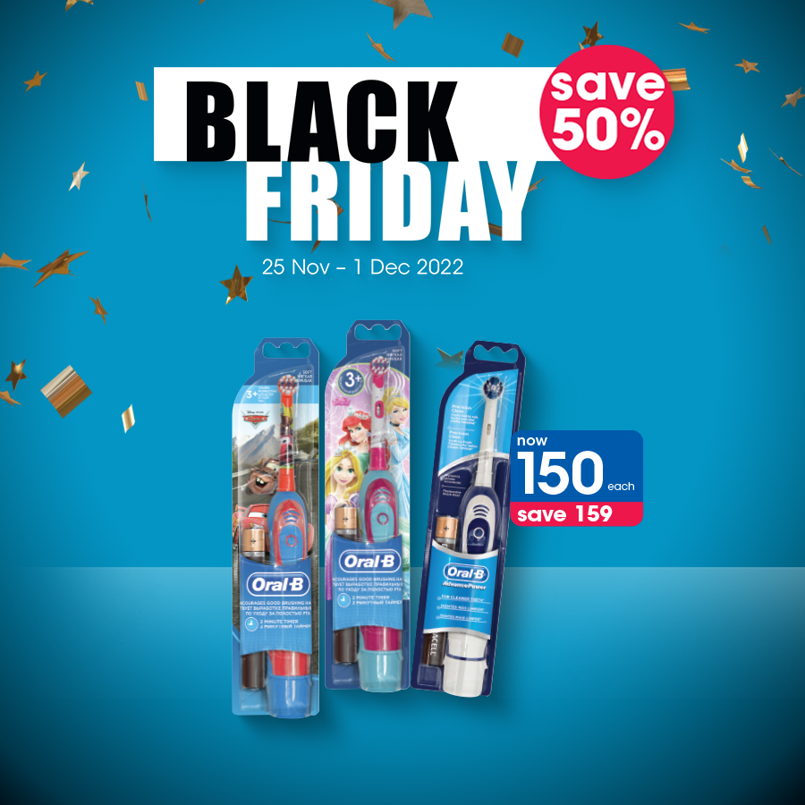 Clicks on Twitter "Save 50 on selected OralB toothbrushes. 🌟 Black